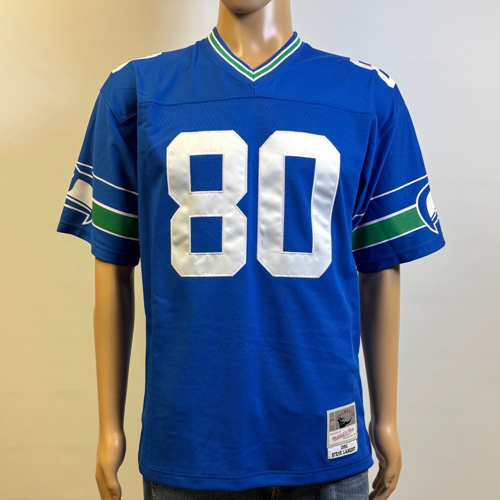 Boys Mitchell and Ness Seattle Seahawks Steve Largent Jersey Size XL